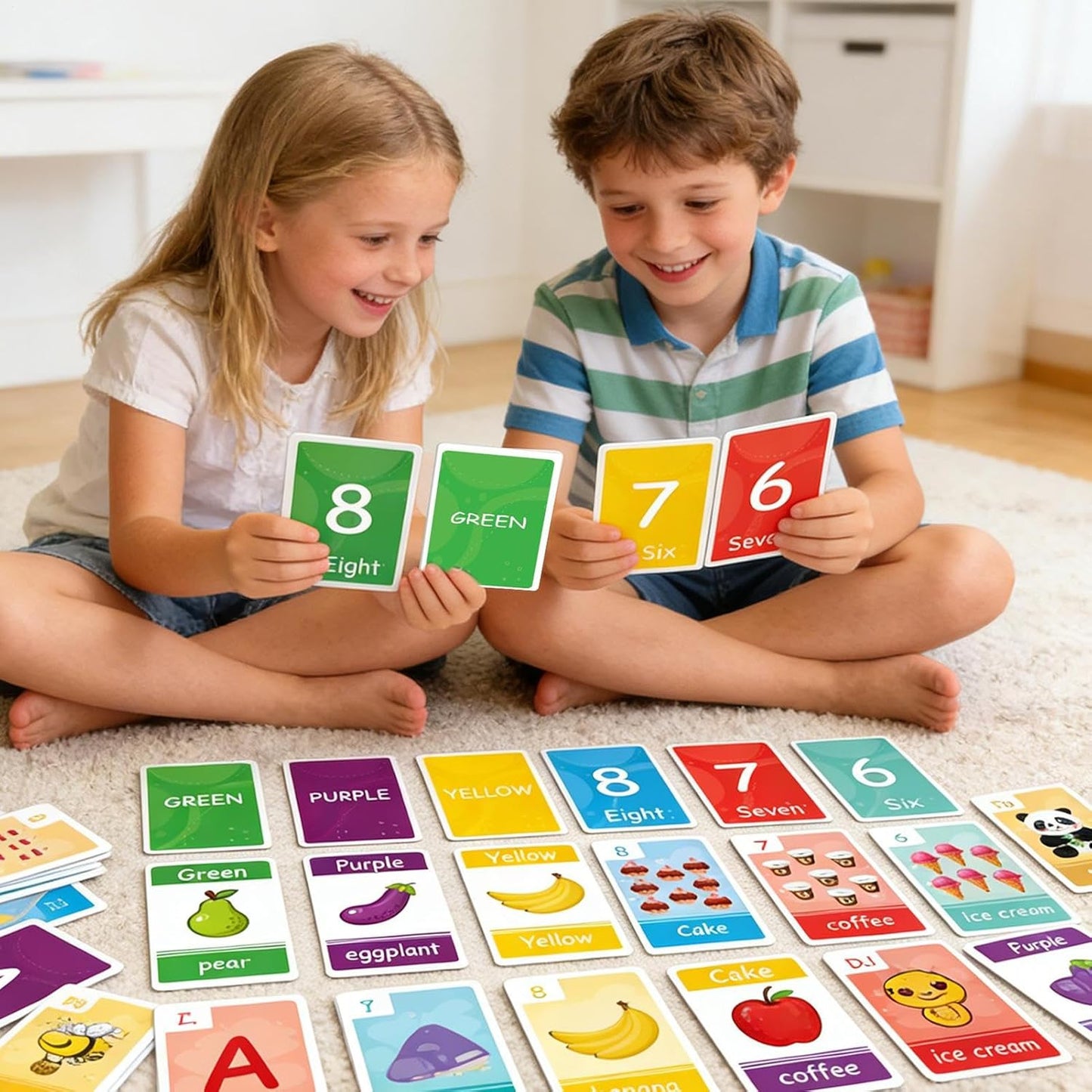 Phonics Word Cards 117 Sound Groups 900+ Rhyming Words, Preschool English Discovery Joy, Rhyming Games Phonics Games Flash Cards for Preschool Kindergarten Homeschool