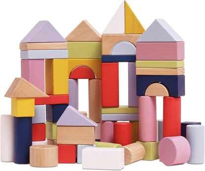 Le Toy Van - Petilou Wooden Educational ABC Wooden Blocks | Educational Wood Toys for Toddlers and Babies | Suitable for A Boy Or Girl 1 Year Old +