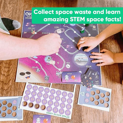 OjO Space Rescuers Solar System Science Game Children Become Astronomers! STEM Educational Toy (Age 5+) | Science Board Game for Kids | Learn Planets & Space