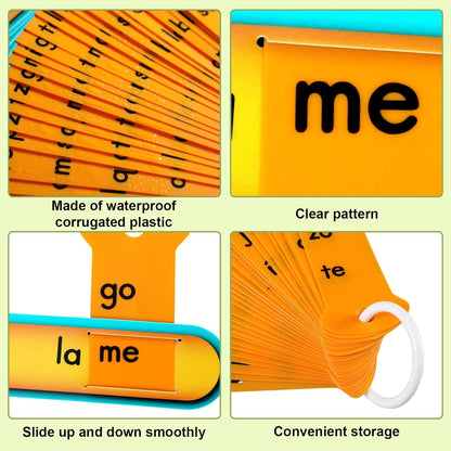 Janlaugh Set of 30 Spanish Syllable Education Materials Spanish Language Activity Spanish Language Game for Kids Spelling Learning Classroom Teaching supplies