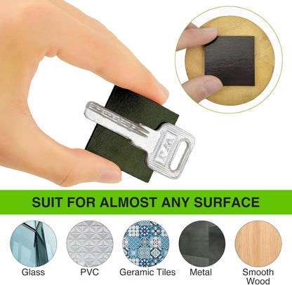 Magnetic Squares with Adhesive Backing(36PCS Each 1.5" x1.5"),Pre-Cut Self Sticky Magnets as Back to School Supplies,Peel and Stick for Cards/Picture/Poster (80mil Magnet)
