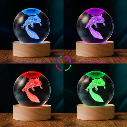 3D Solar System 60mm Crystal Ball Astronomy Universe Gifts 3D Solar System Planets Model Science Space Themed Physics Gifts Night Light lamp for Kids Men Him Science Teacher