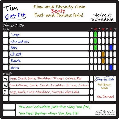 Reusable Peel and Stick Whiteboard for Adult and Teen Chores. (2 Pack with Fine Tip Pens)