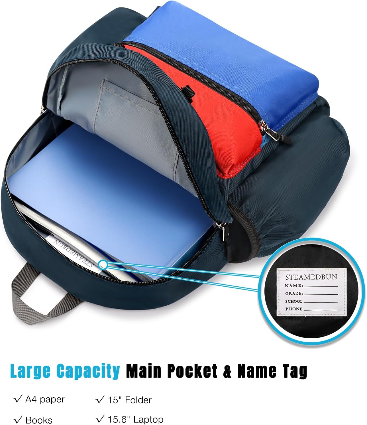 STEAMEDBUN Backpack Leash for Toddlers 1-3: Baby Backpack with Leash for Boys Girls - Anti-Lost Harness for Walking