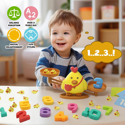 Snugzy Frog Balance Counting Toys, Number Counting Scale Games for Kids Cool Math Learning Games for Boys and Girls Preschool Kindergarten Learning STEM Montessori Educational Toys for 3+ (93 PCS)