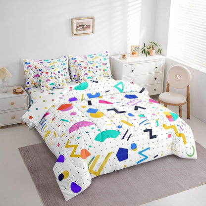 Erosebridal Chemical Equation Bed in a Bag Queen Comforter Set 7 Piece,Chemistry Bedding Sets Science Students Learning Gift Sheet Set with Comforter,Molecular Formula Education Bed Set - Colors B
