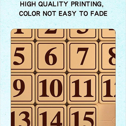 LiangCuber QY Toys 48 Klotski Puzzle Magnetic Sliding Number Puzzle ABS 7x7 Klotski Brain Teasers Toy Tangram Jigsaw Intelligence