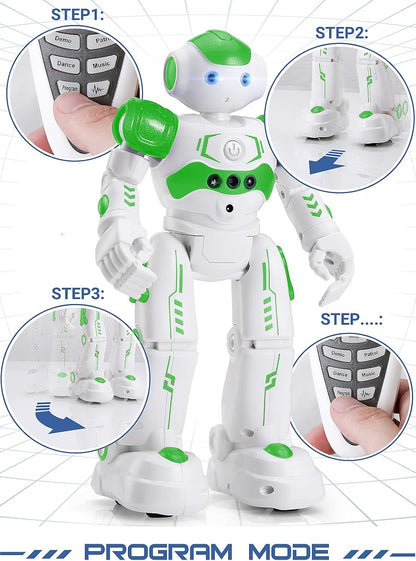KingsDragon RC Robot Toys for Kids, Gesture & Sensing Programmable Remote Control Smart Robot for Age 3 4 5 6 7 8 Year Old Boys Girls Birthday Gift Present