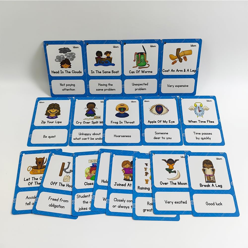Lilias Irregular Past Tense Verbs English Grammar Double-Side Learning Flash Cards - 24 Card Set for Homeschool, Preschool, Primary School, ESL, Autism, Vocabulary Building