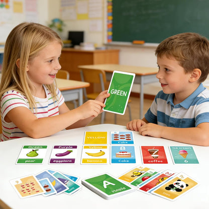117 Sound Groups Phonics Flash Cards, 900 Rhyming Words Alphabet Flash Cards, Waterproof Phonics Card Game for Kids, Funny Alphabet Talking Flashs Card, for Preschool Learning Activities