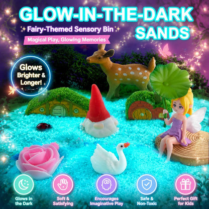 Carolart Mermaid Sensory Bin,Ocean Sensory Play Kit for Girls with Sensory Foam Beads and Storage bin, Ocean Sensory kit,Toddler Toys Ages 3 4 5 6 7 8