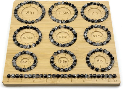 Petoysoso Bead Boards for Jewelry Making, Bamboo Beading Board for Bracelet & Necklace, Jewelry Making Supplies,Bead Tray Supplies
