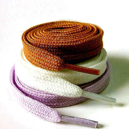 Flat Shoe laces 52" Lengths 5/16" Wide Shoelaces for Athletic Tennis Sneakers