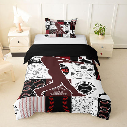 Drum Kit Duvet Cover,Kids Musical Instruments Bedding Set,Rock Music Comforter Cover for Boys Girls Room Decor,Neon Lighting Lightweight Bedspread Cover Twin Size with 1 Pillow Case(No Comforter)