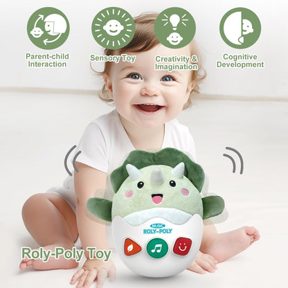 LTKFFFdp Baby Toys for Toddlers 1-3, Animal Plush Musical Toy, Nesting Cups Shape Sorter for Infant 6 to 12-18 Months, Learning Toy with Rattle, Birthday Gifts for Kids 9-12 Month Girl Boy