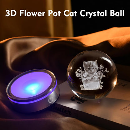 IFOLAINA 3D Solar System Crystal Ball Model Gift Space Astronomy Gift Planets Multicolor Universe Globe Ball Science Astrophysics Gift Night Light Kids Bedroom Adults Gift