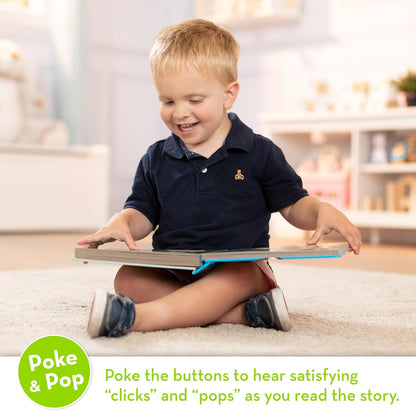 Melissa & Doug Poke-a-Dot! Old MacDonald’s Farm, Interactive Children's Board Book with Buttons to Pop, Educational Sensory Toy for Toddlers & Preschoolers Ages 3+ - FSC Certified