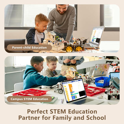 Robotics Kit for Kids Ages 8–12 12-16, ACEBOTT Smart Robot Car Kit with 3MP Camera, STEM Toys for Boys Compatible with Arduino & Scratch,App & Remote Control,STEM Gift for Boys, Girls,Teens and Adults