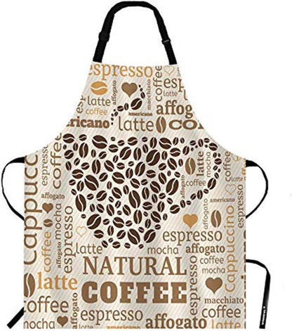 WONDERTIFY Science Education Sketch Apron,Laboratory Chemistry Book Equation Loupe Beaker Flask Glass Bib Apron with Adjustable Neck for Men Women,Suitable for Kitchen Cooking Chef Grill Bistro Apron