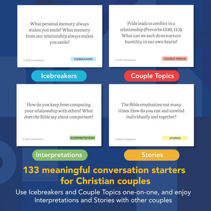 Kulture Games - Bible Conversation Cards for Kids - Christian Family Games - Faith Based Educational Card Games - Sunday School Christian - Gifts Learning - Ages 6+