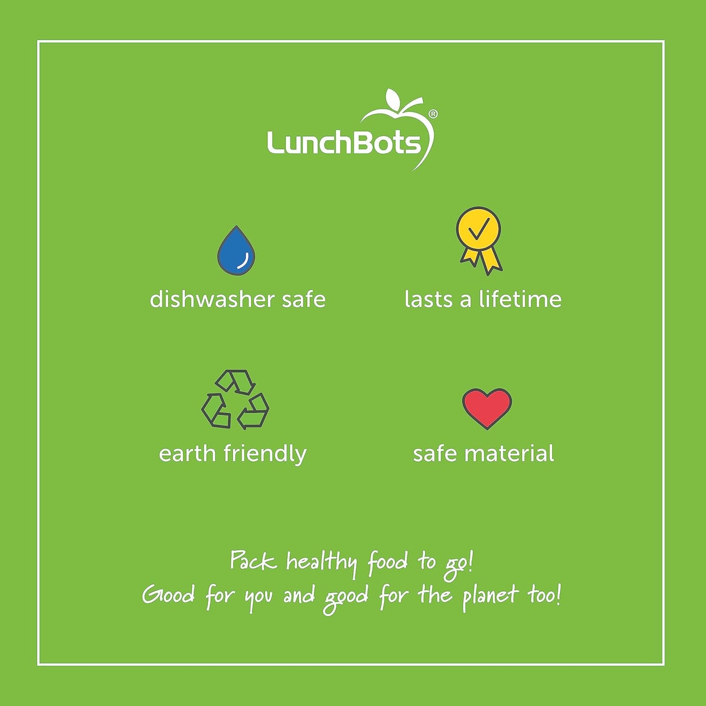 LunchBots Silicone Suction Bowl for Baby & Toddler, Stackable Nesting Bowl Set of 3 with Lid for Feeding, Portable Travel Bowls, Dishwasher Safe, 5/8/17 oz (Blue/Green)