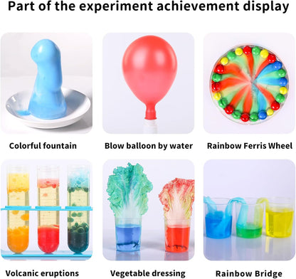 Snaen SNAEN 130+ Lab Experiments Science Kits, Chemistry Set, Crystal Growing, Erupting Volcano, STEM Activities Educational Toys Gifts for 6 7 8 9 10 11 Years Old Boys Girls Kids Toys