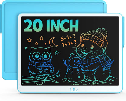 Bravokids Toys for 3-6 Years Old Girls Boys, LCD Writing Tablet 10 Inch Doodle Board, Electronic Drawing Pads, Educational Birthday Gift for 3 4 5 6 7 8 Years Old Kids Toddler (Blue)