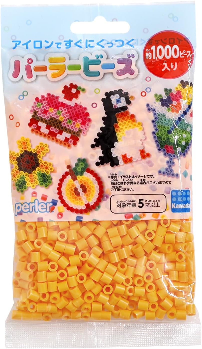 Perler Beads 1,000 Count-Cheddar