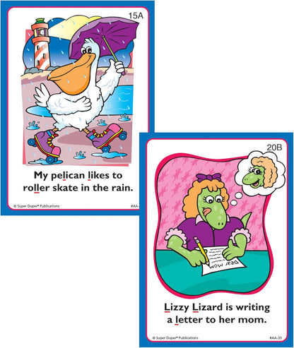 Super Duper Publications | Say and Do® Action Articulation L Sounds Fun Deck | Vocabulary and Language Development Flash Cards | Educational Learning Materials for Children
