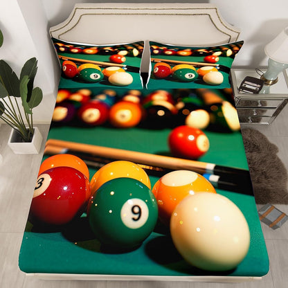 Drum Kit Fitted Sheet,Full Size Rock Music Collections Musical Instruments Theme,Soft Decorative Fabric Bedding Deep Pocket for Children Teens Young Boys Girls,with 2 Pillowcases