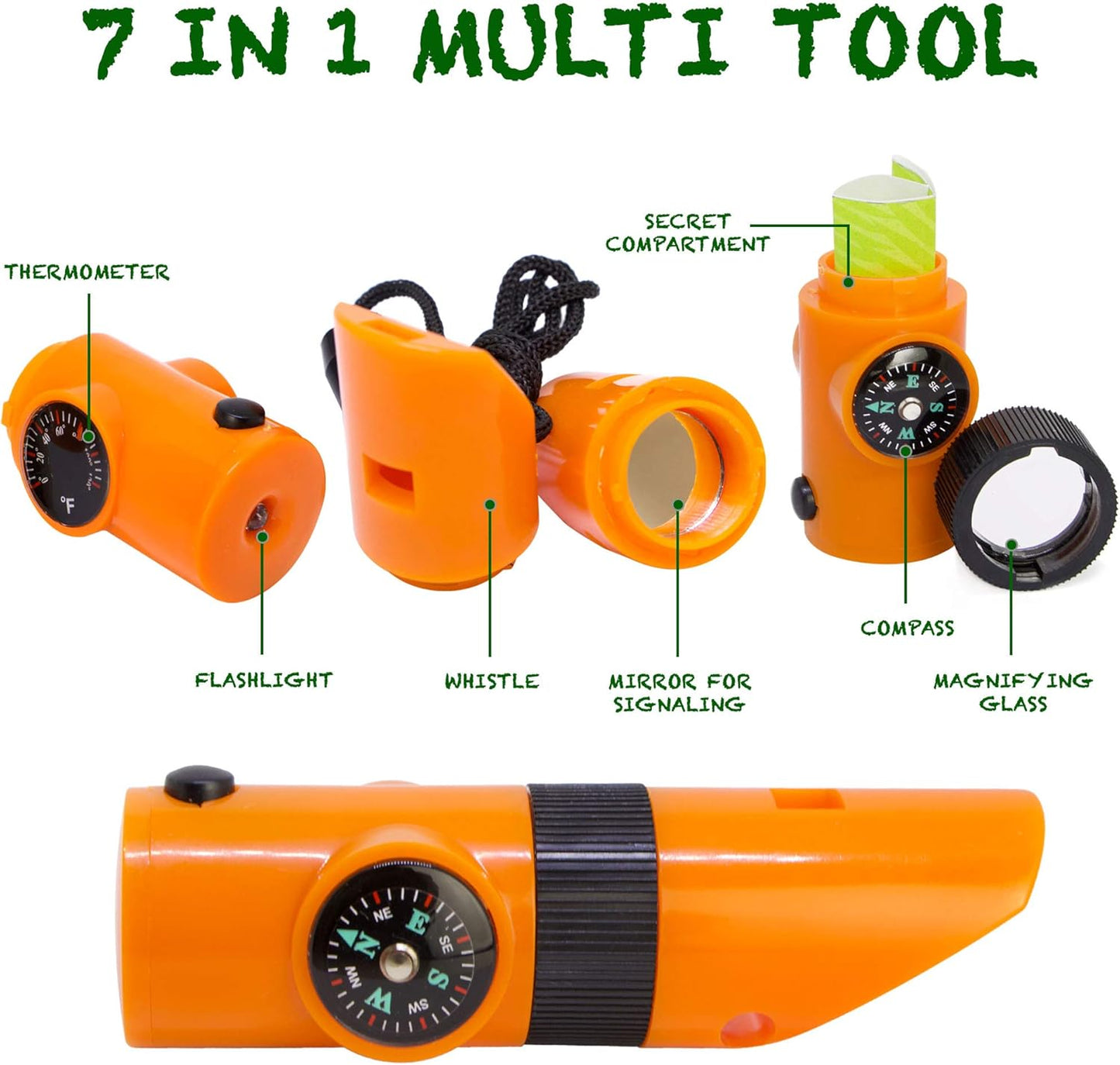 Kidz@Play Bug Hunting Kit, Vest, Hat, Binoculars, Lg. Net, Bug Container, Whistle, Flashlight, Magnifier, Thermostat, Compass, Tweezers