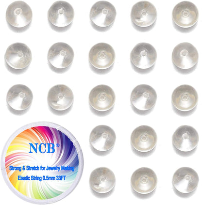 NCB 100pcs Original Natural Stone Beads Gemstone Round Loose Beads 6mm 8mm 10mm (Blue Aventurine, 6mm 100Beads) - Colors B