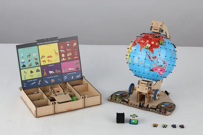 Smartivity Globe Explorer Wooden Model Engineering STEM Learning Toy for Kids Ages 8 and Up