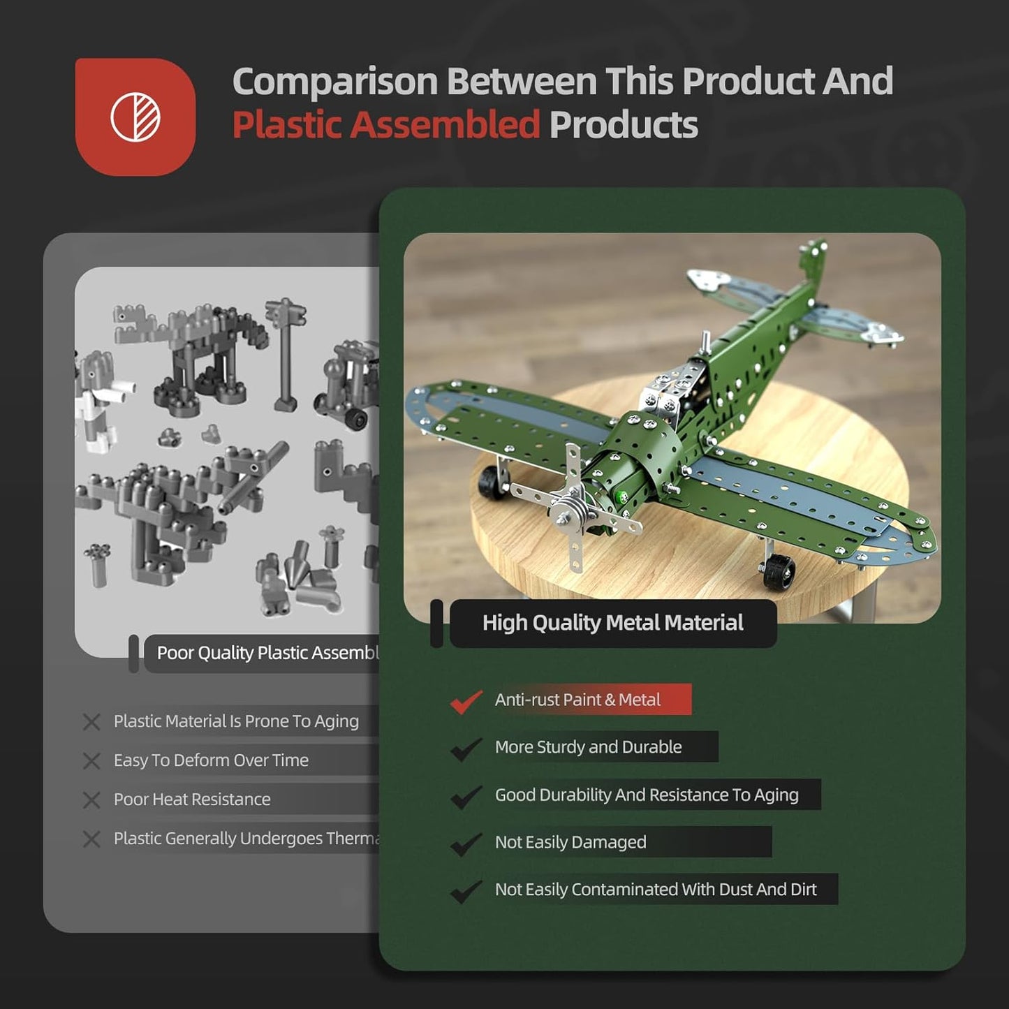 Building Toys Model Truck Set - STEM Building Projects Model Car Kit Toys for Kids Boys Ages 8-12 12-16, Assembly Science Model Car Kits Toys Gifts for Kids Girls Boys 8 9 10 11 12 Years Old and adult