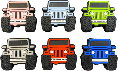 Off Road SUV Silicone Focal Bead Set | 12 Pc Mixed Pack Bikini Tuscadero Pink Bulk Wholesale You’ve Been Ducked Keychain Making Kit Beaded Pen Car Freshie Hanger DIY Grill