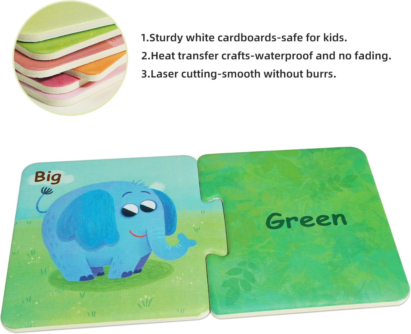 Toi 6 Packs Large Piece Toddler Jigsaw Puzzles for Kids Aged 2.5+, Animal Shaped Floor Puzzles for Beginner, Preschool Learning Game for Boys Girls, Traffic