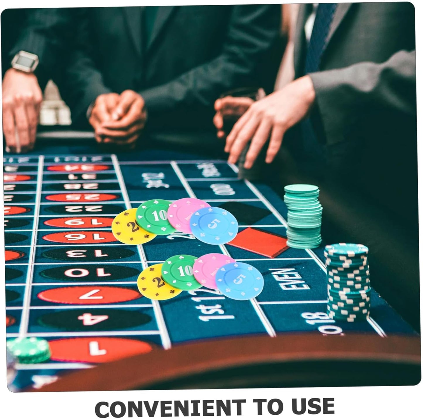 Toddmomy 100pcs Counting Chips for Games Game for Math Counting Sorting Rewards for Boys and Girls Learning Mahjong Poker Chip Props