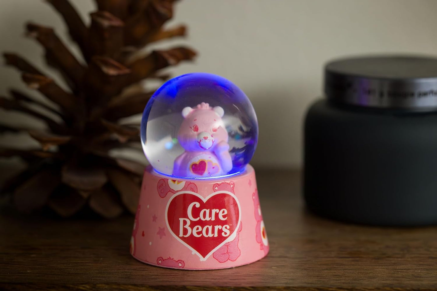 Silver Buffalo Disney Mickey and Friends Mini Light Up Snow Globe│Minnie Mouse│3.8 Inches Tall, 45mm (Small)