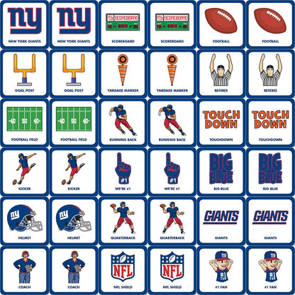 MasterPieces Sports Games - NFL Matching Game - Game for Kids and Family - Laugh and Learn