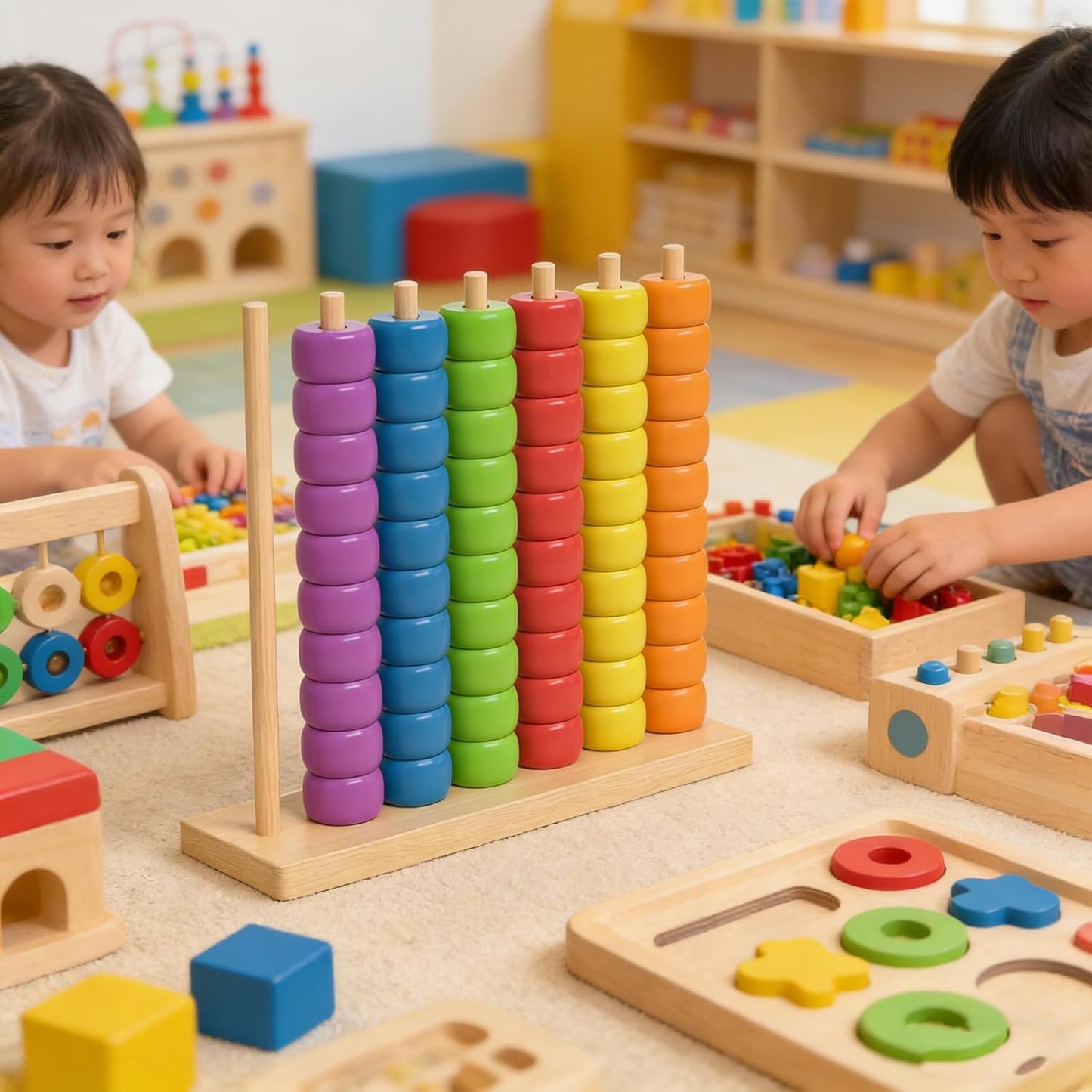 Color Stack Challenge Game, Colour Stack Game, Color Pile up Challenge, Color Pile Game, Fast-Paced ColorMatching Games with Stacking Rings
