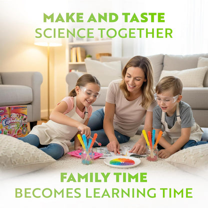 Playz Edible Candy Making Science Kit for Kids Ages 8-12 Years Old - Food Science Chemistry Kid Science Kit with 40 Experiments to Make Your Own Chocolates, Educational Science Kits for Boy & Girls