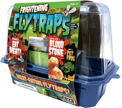 Toys By Nature Miniature Worlds Terrifying Venus Flytrap Terrarium Starter Kit for Kids and Adults, Watch Indoor Carnivorous Fly Traps Grow! Just Add Water! (Frightening Flytraps)