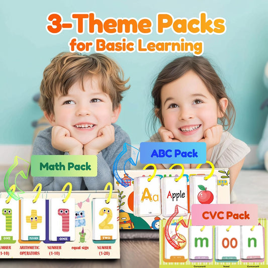 Kids Learning Calendar Set - Sentence Building Pocket Chart, Descriptive Word Games Flash Cards for Phonics Practice, Puzzle Pocket Chart for Classroom Homeschool Kindergarten (Sentence)