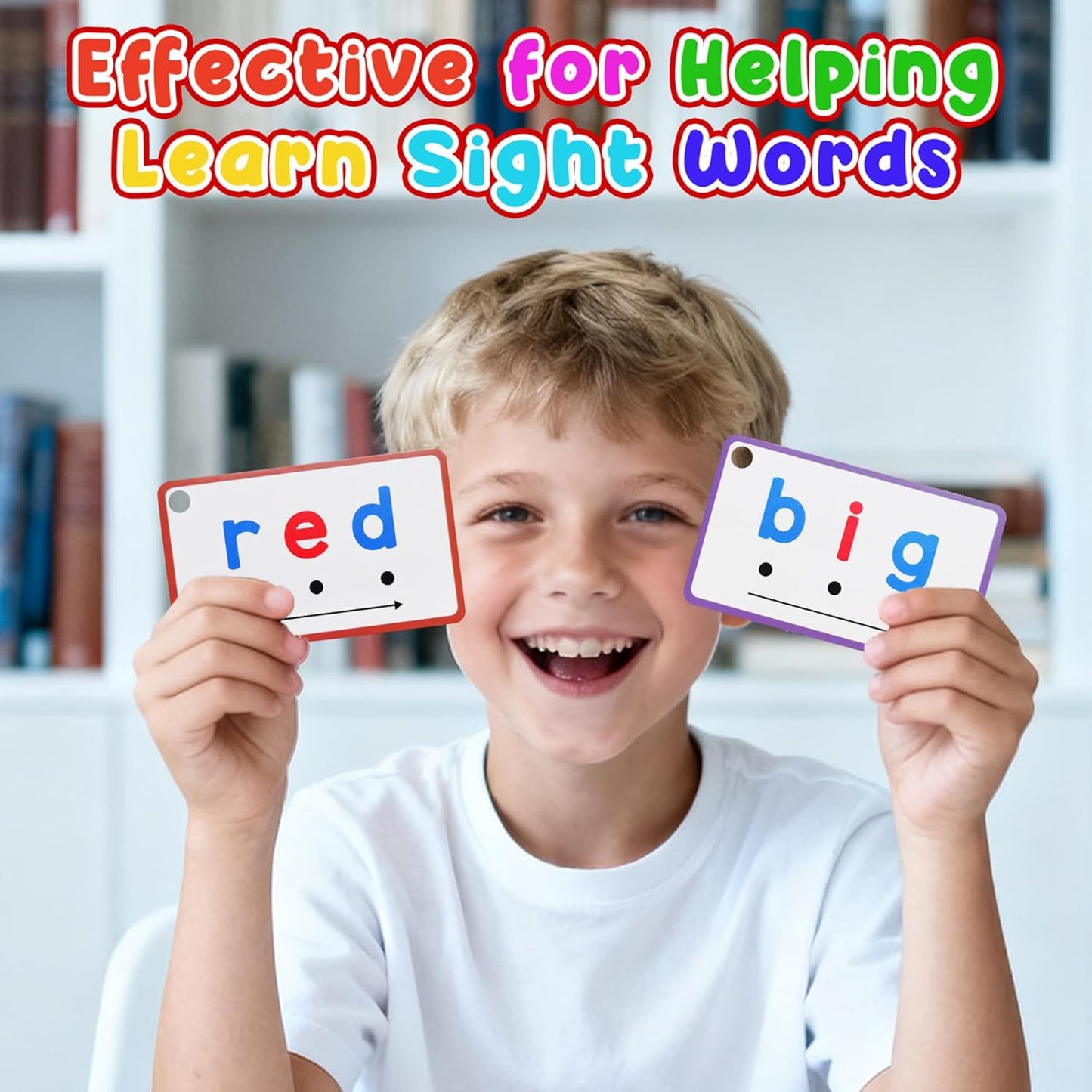 CVC Words Writing & Spelling Cards, Phonics Flash Card, Beginning Phonics Word Builders, Sorting Spelling Word Learning Aids, Speech Therapy, 60 Learning Educaitonal Cards, for Preschool Kindergarten