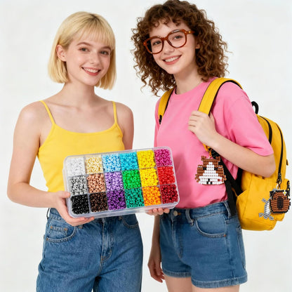 1720+pcs Pony Beads Kit 1830pcs 6 Style Letter Alphabet Beads Rainbow Plastic Pony Bead Bulk Multicolor Kandi Bead Elastic String DIY Crafts Jewelry Making Kit for Bracelets Necklaces