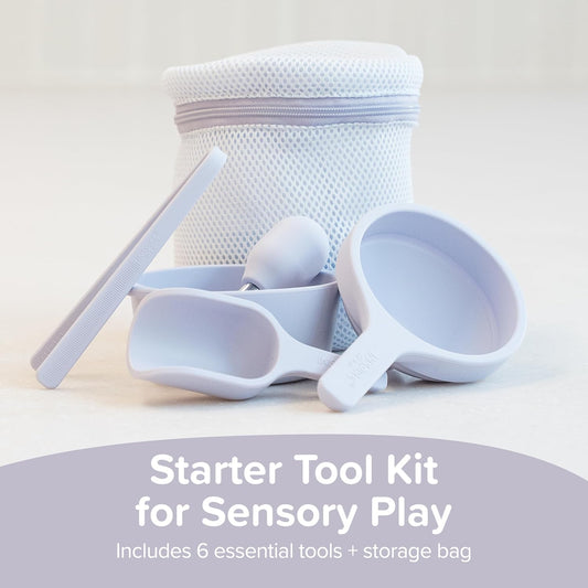 Inspire My Play Purple Sensory Bin Accessories Start Kit - Sensory Bin Toys - Messy Play Tools