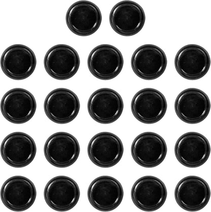 Levenger Circa Discs Binder Rings for Discbound Notebooks System, 22 Pack, Black, 2-Inch