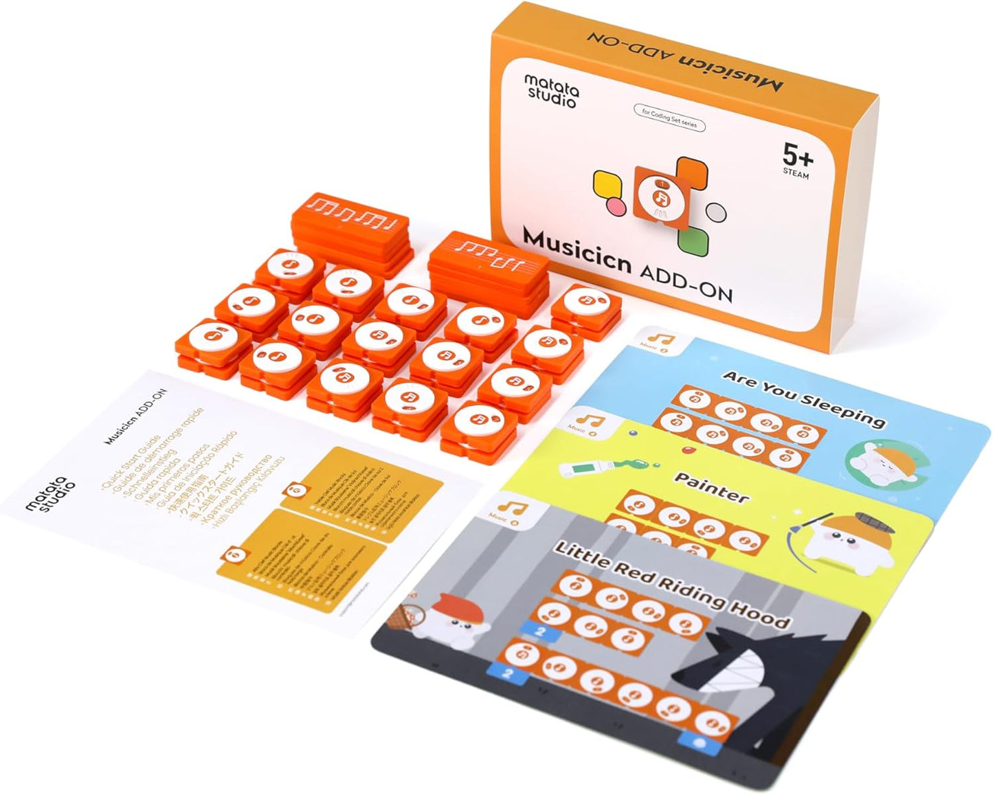 Musician Add-on for Matatalab Coding Set Coding Robot Educational STEM Activity Toy for Kids Ages 3-9