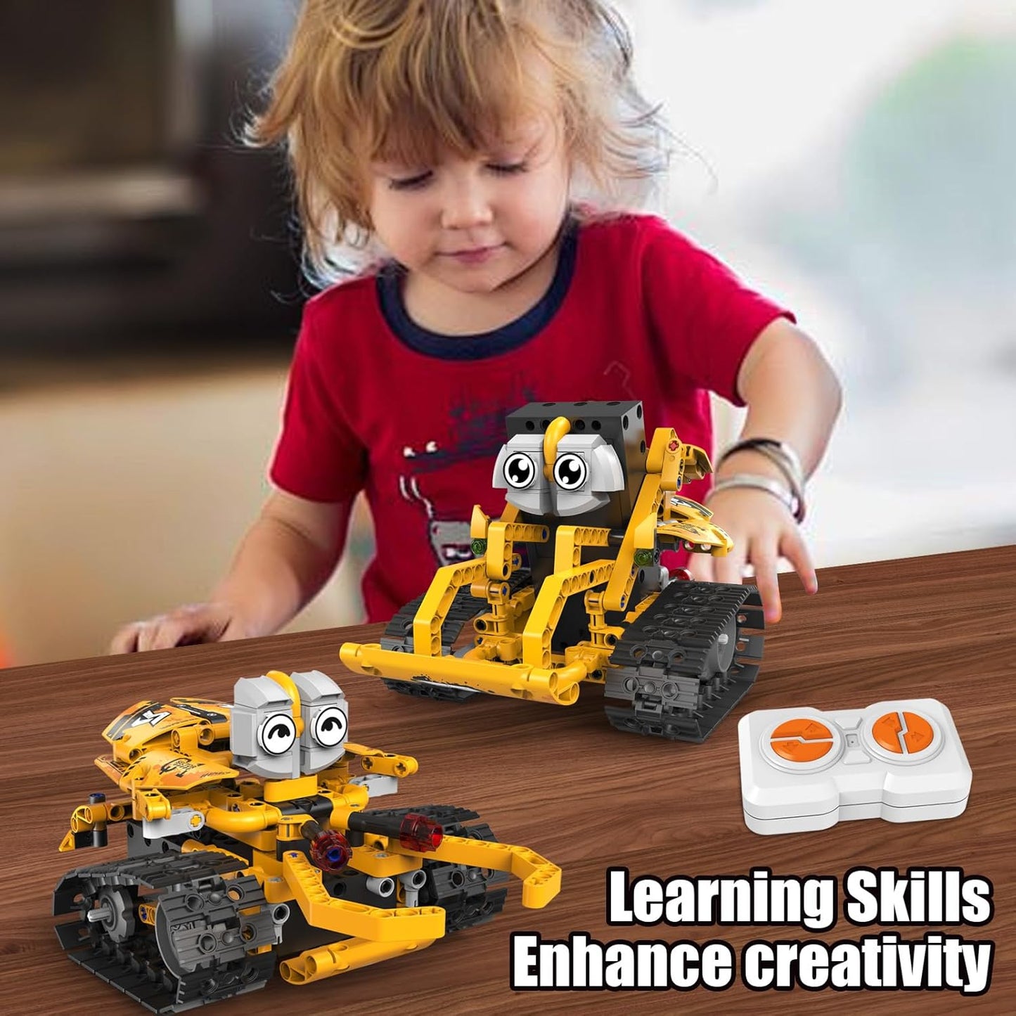 5 in 1 STEM Robot Building Kit with APP Remote Control, 705 PCS Engineering Robot Toys for Kids Age 8-16, Science Coding RC Robotics Kit Birthday Gifts for Boys Girls 6 7 8 9 10 11 12