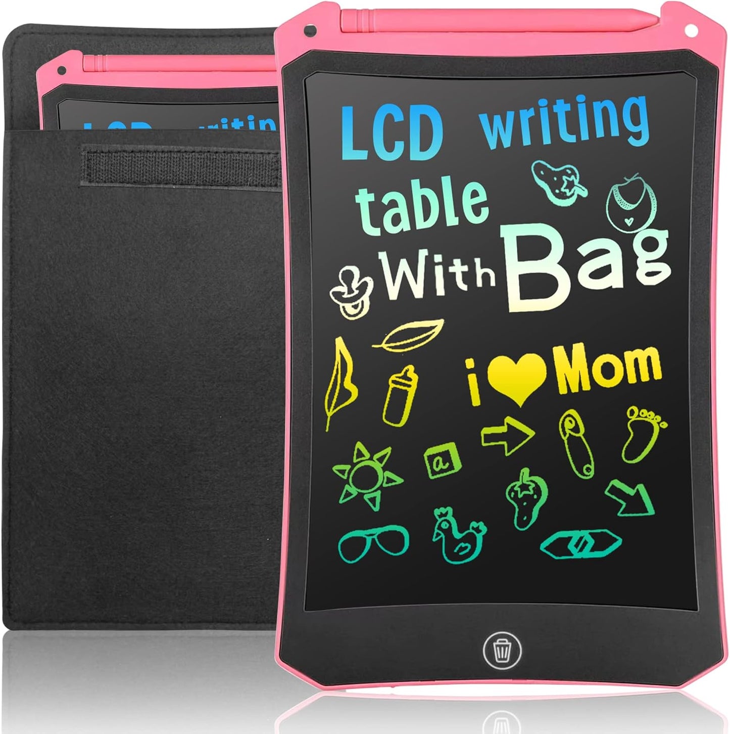 4 Pack LCD Writing Tablet for Kids, Colorful Toddler Drawing Tablet Doodle Board, Erasable Reusable Electronic Drawing Pad, LEYAOYAO Educational and Learning Toy for 3-6 Years Old Boy and Girl